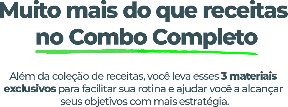 MOBILE Muito mais do que receitas no Combo Completo